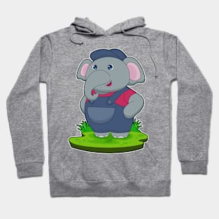 Elephant Craftsman Overalls Hoodie